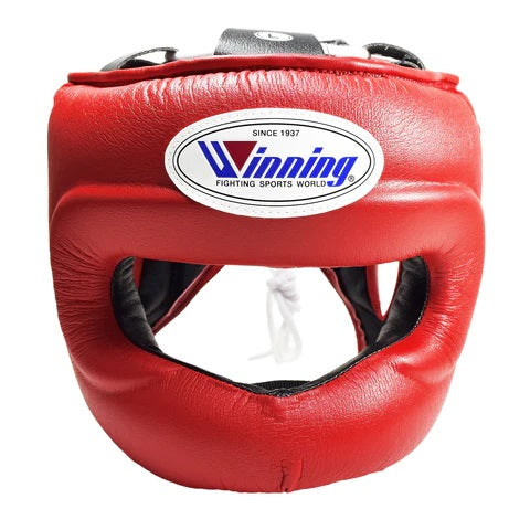 Winning Head Gear, Red Winning Protection Gear, Winning Head protectors, Winning face protectors, Winning boxing gear, Winning, PF Fitness Gear, PFFITNESSGEAR